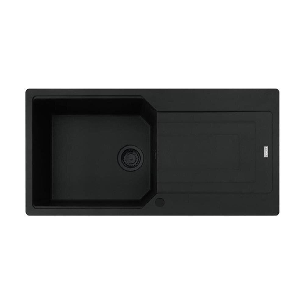 Lavello Da Incasso Franke Urban UBG 611-100 - In Granito Nero Opaco, 100x50 Cm - Foto 10