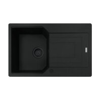 Franke Einbauspüle Urban UBG 611-78 Fragranit Black Matt - Black Collection