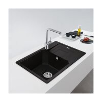 Franke Einbauspüle Urban UBG 611-78 XL Fragranit Black Matt - Black Collection