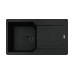 Franke Einbauspüle Urban UBG 611-86 Fragranit Black Matt - Black Collection