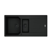 Franke Einbauspüle Urban UBG 651-100 Fragranit Black Matt - Black Collection