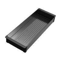 Franke Mythos Masterpiece BXM Zubehör Abtropfbecken mit synthetischem Rand, Edelstahl PVD Anthracite