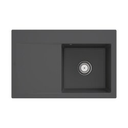 Villeroy & Boch Einbauspüle Subway Style 45 Classicline i4 Graphit mit Handbetätigung Becken rechts