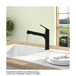 Villeroy & Boch Küchenarmatur Junis Sky Shower Matt Black