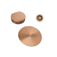 Villeroy & Boch Zubehör-Set bestehend aus: Cap Ventilabdeckung, Abdeckkappe für Überlauf, Abdeckkappe für Einzeldrehgriff rund in Bronze