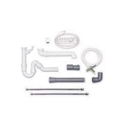 Naber Montage Set 3A, Siphon, Set 10-teilig