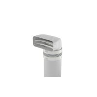 Naber COMPAIR System Ø 150 Prime P-UR 150 Umlenkstück 90° mit Rundrohr