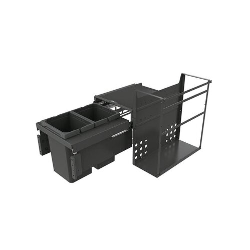 Naber Abfallsammler Cox® Base Q 360 S/400-2, für Frontauszug, zur Kombination mit Quooker Wasserreservoir
