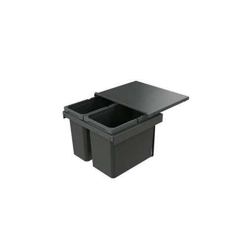 Naber Abfallsammler Cox Stand-UP® 350 S/500-2, für vorhandenen Auszug, anthrazit