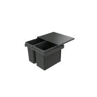 Naber Abfallsammler Cox Stand-UP® 350 S/500-2, für vorhandenen Auszug, anthrazit
