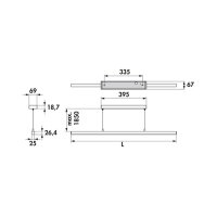 Naber LUMICA Asta Farbwechsel LED, Pendelleuchte, schwarz matt