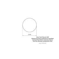 Reginox Einbaubecken New York Round Edelstahl Seidenglanz