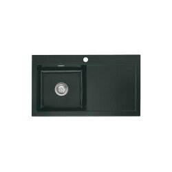 Systemceram Einbauspüle KeraDomo MERA 90 Becken links Handbedienung Eibe