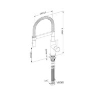 Villeroy & Boch Küchenarmatur Steel Expert Compact Edelstahl massiv