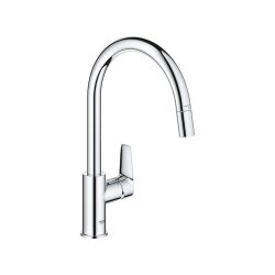 Grohe Küchenarmatur BauEdge, C-Auslauf,...