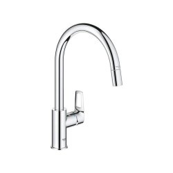 Grohe Küchenarmatur BauLoop, C-Auslauf,...