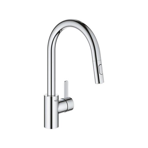 Grohe Küchenarmatur Eurosmart Cosmopolitan, C-Auslauf, Dualbrause, Laminarstrahl