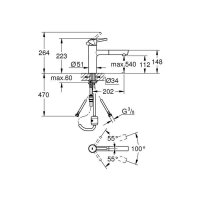 Grohe Küchenarmatur Concetto, herausziehbarer Mousseur