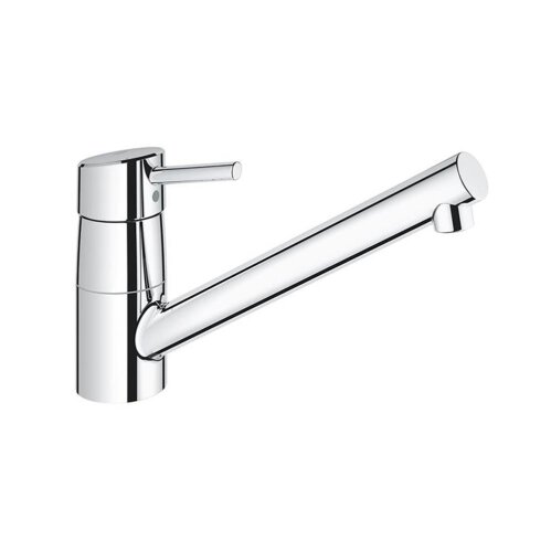 Grohe Küchenarmatur Concetto, Schwenkauslauf flach, Auslauf mit Mousseur