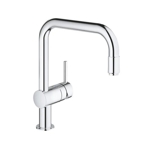 Grohe Küchenarmatur Minta, U-Auslauf, herausziehbarer Mousseur
