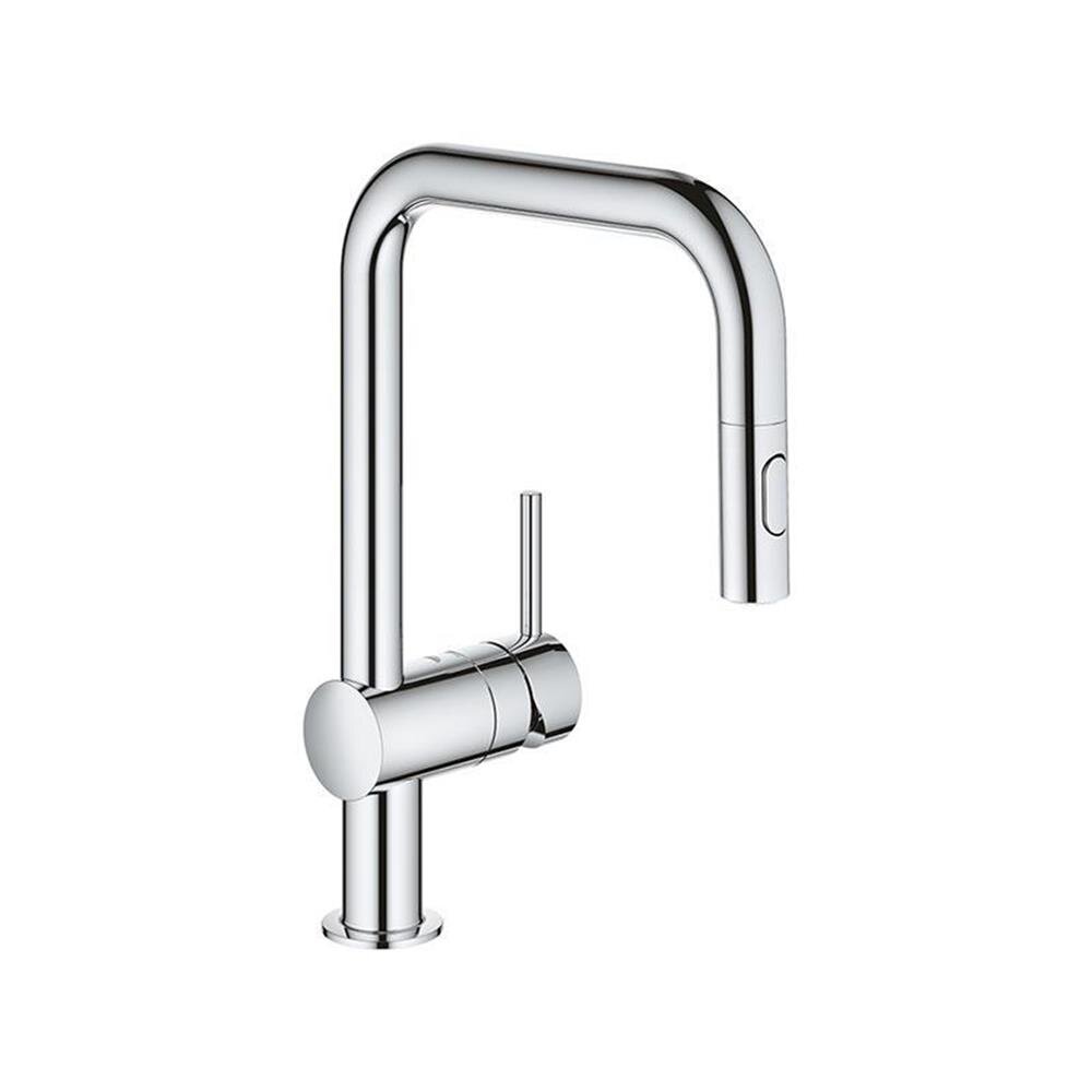GROHE Start Küchenarmatur - Herausziehbare Brause Mit 2 Strahlarten Für Offene Warmwasserbereiter