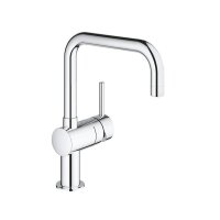 Grohe Küchenarmatur Minta, U-Auslauf, schwenkbarer Rohrauslauf