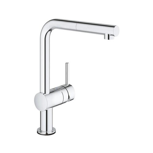 Grohe Küchenarmatur Minta Touch, L-Auslauf herausziehbarer Mousseur