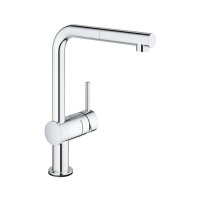 Grohe Küchenarmatur Minta Touch, L-Auslauf herausziehbarer Mousseur