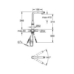 Grohe Küchenarmatur Essence Smart Control,...