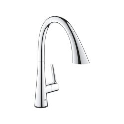 Grohe Küchenarmatur Zedra Touch, C-Auslauf Dualbrause