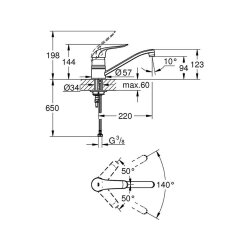 Grohe Küchenarmatur Euroeco Spezial