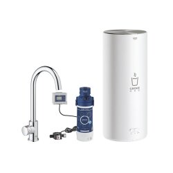 Grohe Küchenarmatur Red Mono C-Auslauf, Boiler L, chrom