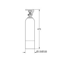 Grohe Kohlensäureflasche 2 kg