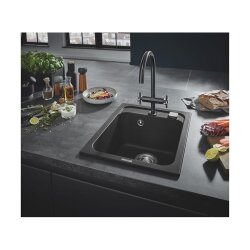 Grohe Einbaubecken K700 50-C 40/50 1.0, granit schwarz
