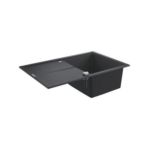 Grohe Einbauspüle K400 50-C 78/50 1.0 rev, granit schwarz