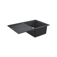 Grohe Einbauspüle K400 50-C 78/50 1.0 rev, granit schwarz