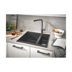 Grohe Einbaubecken K500 60-C 55,5/46 1.5 rev, granit schwarz