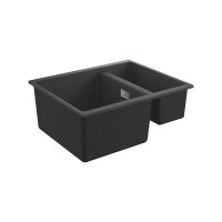 Grohe Einbaubecken K500 60-C 55,5/46 1.5 rev, granit schwarz