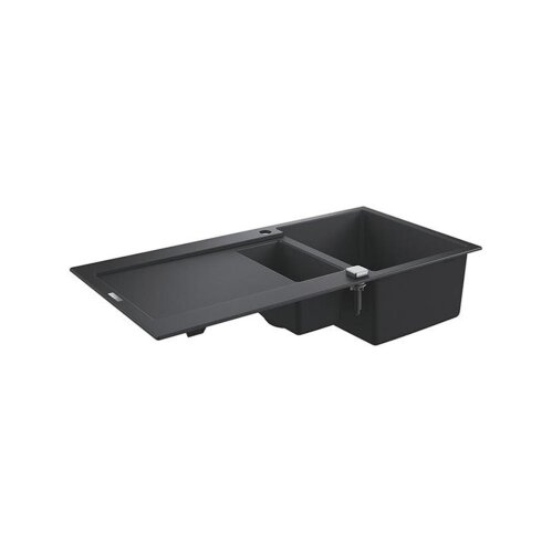Grohe Einbauspüle K500 60-C 100/50 1.5 rev, granit schwarz