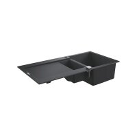 Grohe Einbauspüle K500 60-C 100/50 1.5 rev, granit schwarz