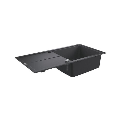 Grohe Einbauspüle K400 60-C 100/50 1.0 rev, granit schwarz