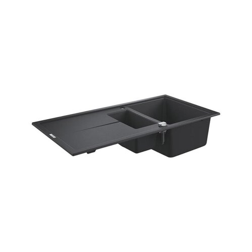 Grohe Einbauspüle K400 60-C 100/50 1.5 rev, granit schwarz