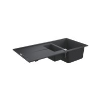Grohe Einbauspüle K400 60-C 100/50 1.5 rev, granit schwarz