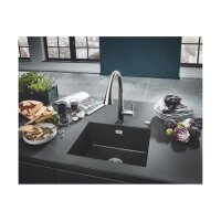 Grohe Unterbaubecken K700U 60-C 53,3/45,7 1.0, granit schwarz