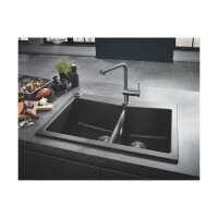 Grohe Einbaubecken K700 90-C 83,8/55,9 2.0, granit schwarz