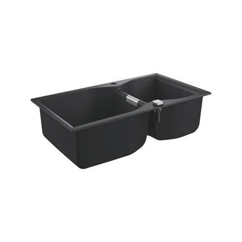 Grohe Einbaubecken K700 100-C 90/50 2.0 rev, granit schwarz