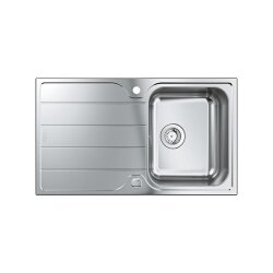 Grohe Einbauspüle K500 45-S 86/50 1.0 rev, Edelstahl