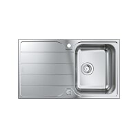 Grohe Einbauspüle K500 45-S 86/50 1.0 rev, Edelstahl
