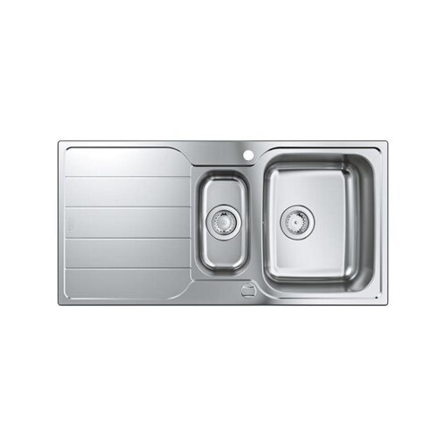 Grohe Einbauspüle K500 60-S 100/50 1.5 rev, Edelstahl