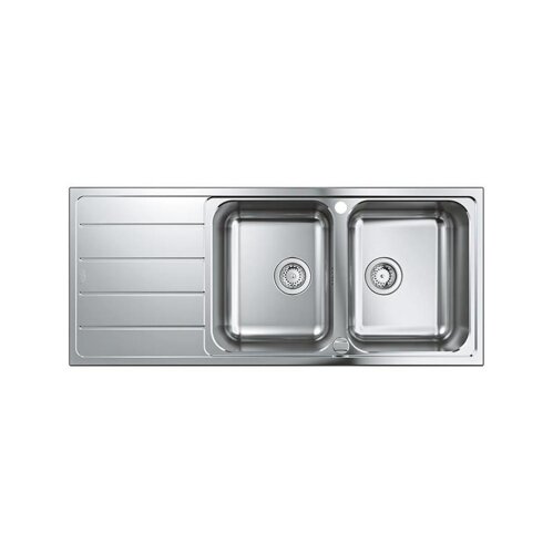 Grohe Einbauspüle K500 80-S 116/50 2.0 rev, Edelstahl